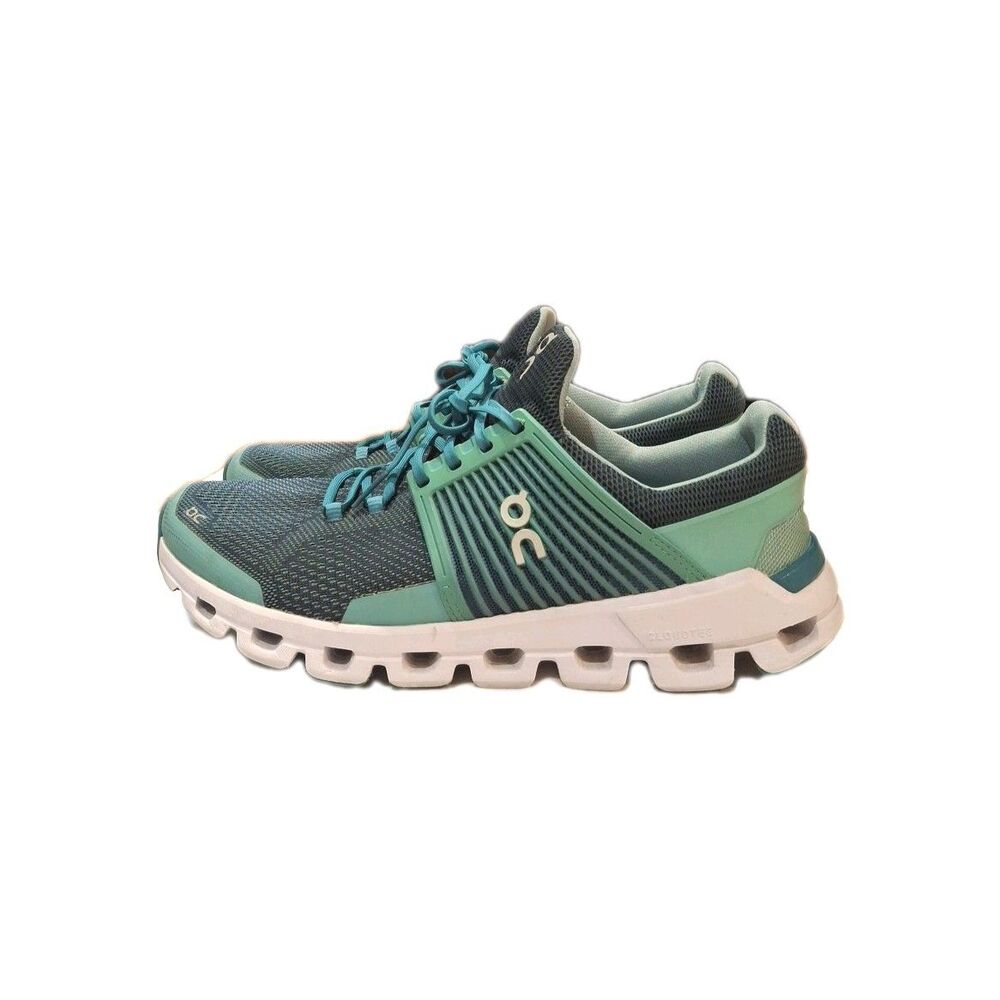 ON RUNNING CLOUDSWIFT RUNNING Trainer SHOES Turquoise/Teal Women's Size 10.5 - Picture 2 of 9